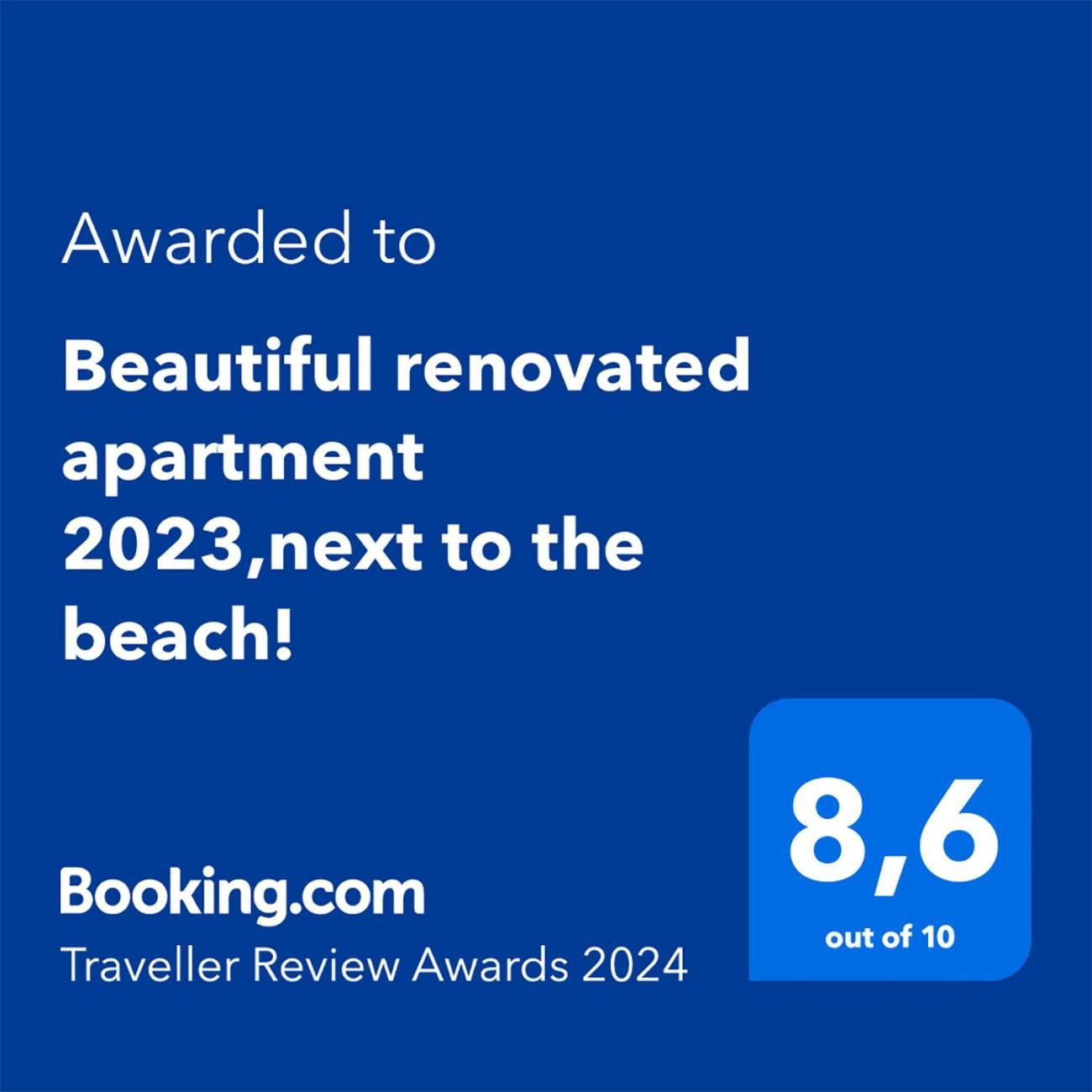 Beautiful Renovated Apartment ,Next To The Beach ! Air-C, Free Parking! Nice Buitenkant foto